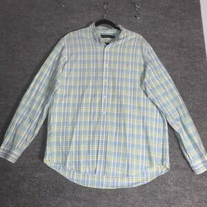 Ralph Lauren Shirt Mens XL Plaid Button‎ Down Classic Preppy Dress Shirt